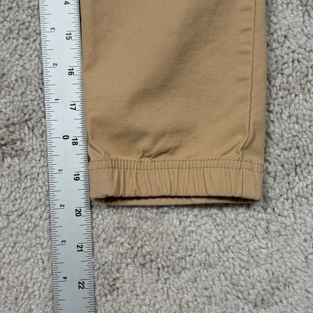 Tommy Bahama Boys Khaki Tan Elastic Waist Jogger Pants Size M 7/8